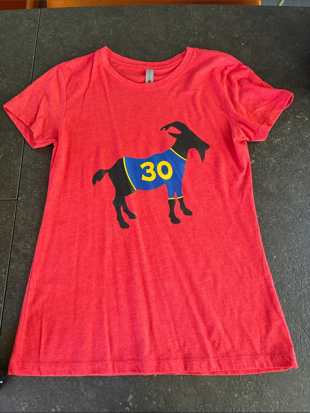 Tee Public Next Level Apparel Red Crewneck Goat Curry Tee